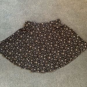Pacsun Skater Floral Pattern Skirt